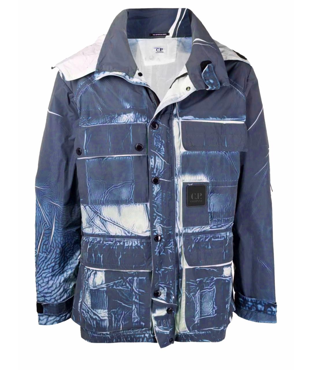 CP COMPANY Синяя полиэстеровая куртка, фото 1