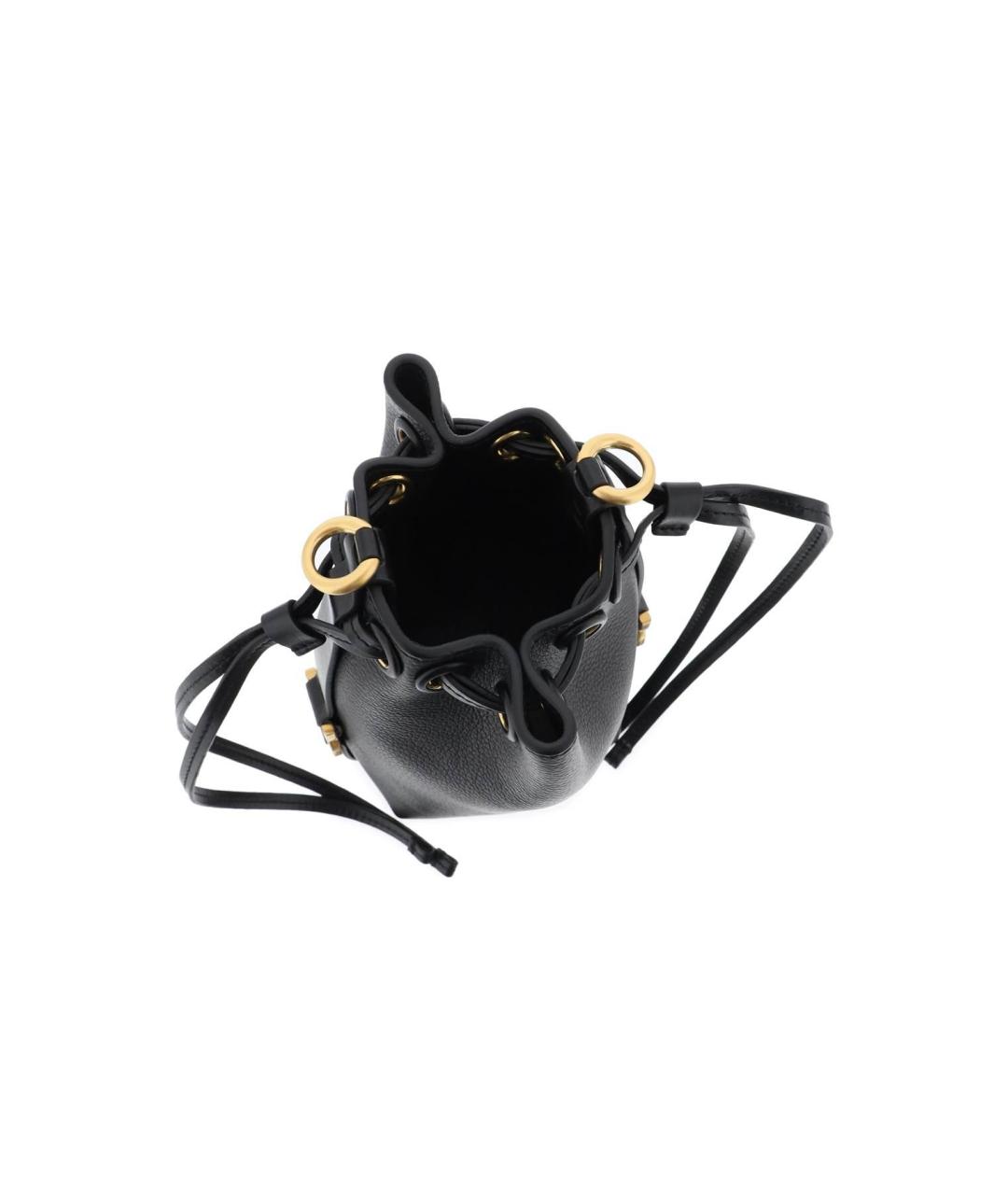 CHLOE Черная кожаная сумка через плечо, фото 5