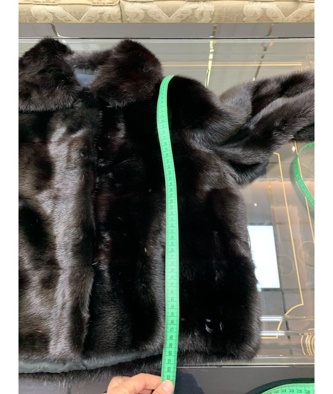 FENDI Черная меховая шуба, фото 7