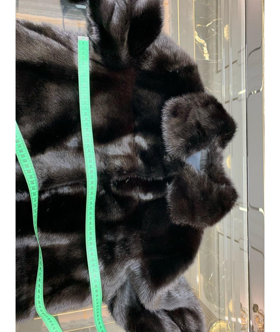 FENDI Черная меховая шуба, фото 6