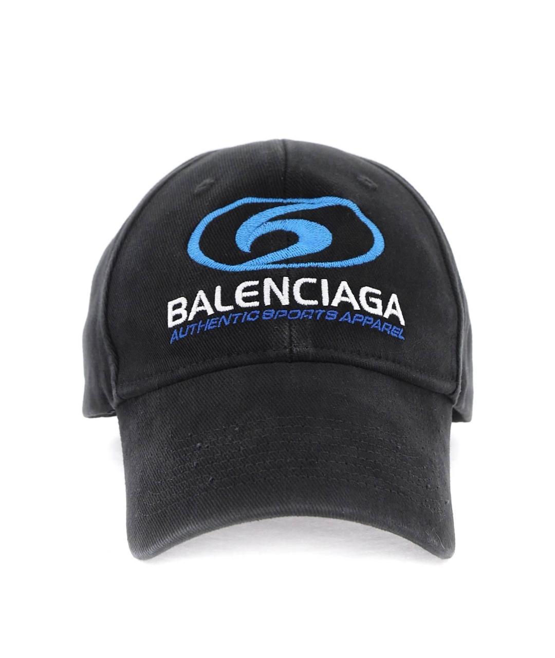 BALENCIAGA Черная кепка/бейсболка, фото 1