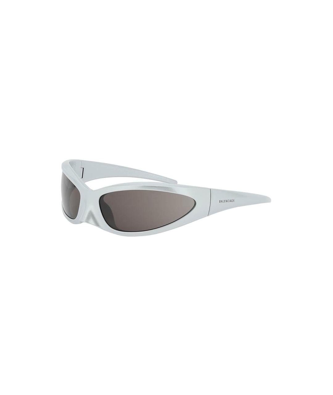BALENCIAGA Серебряные солнцезащитные очки, фото 3
