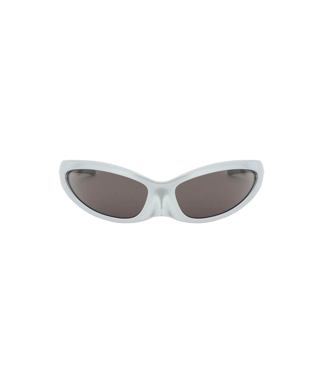 BALENCIAGA Серебряные солнцезащитные очки, фото 1