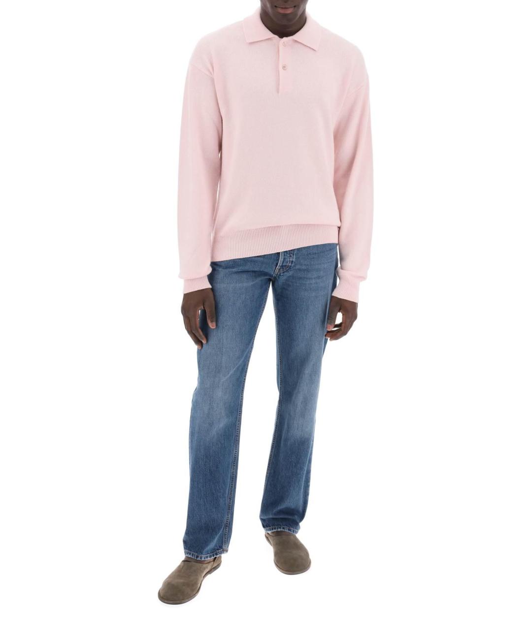 THE ROW Розовый кашемировый джемпер / свитер, фото 3