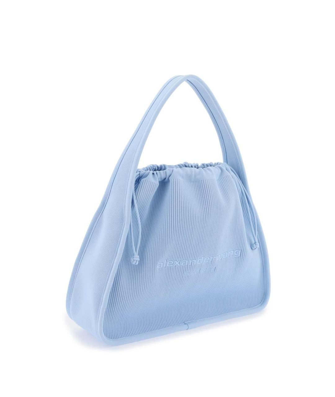 ALEXANDER WANG Голубая сумка с короткими ручками, фото 4