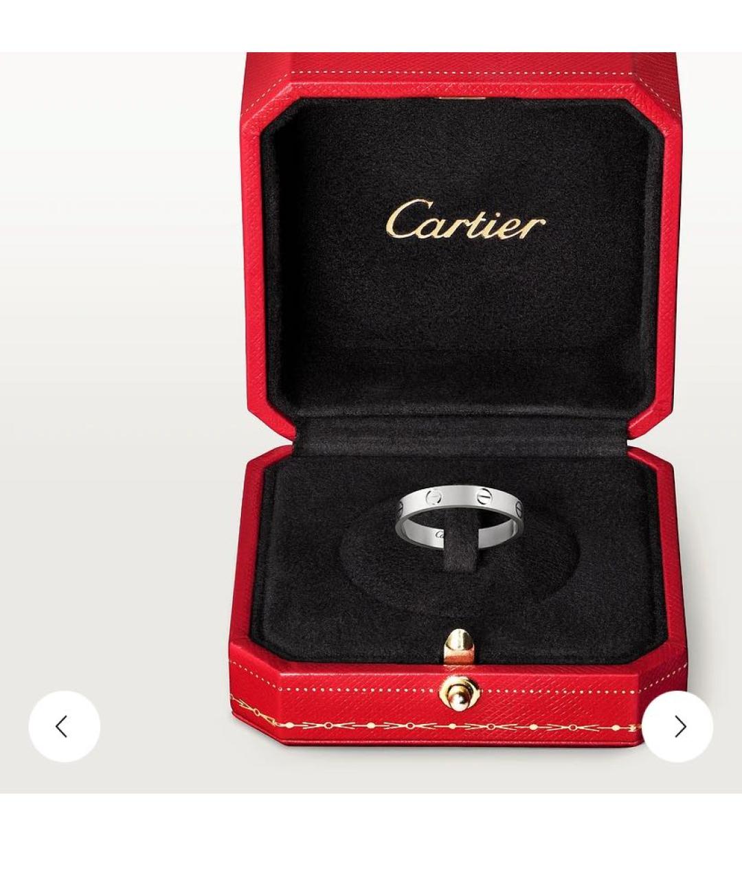 CARTIER Кольцо из белого золота, фото 4