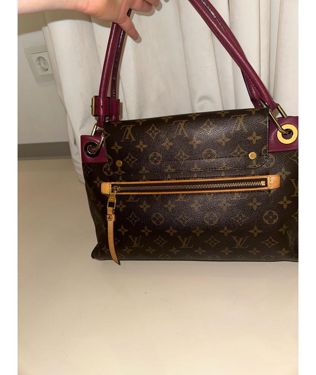 LOUIS VUITTON PRE-OWNED Фиолетовая сумка с короткими ручками, фото 5