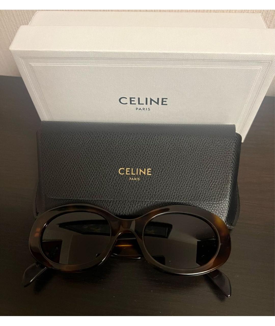 CELINE PRE-OWNED Пластиковые солнцезащитные очки, фото 5