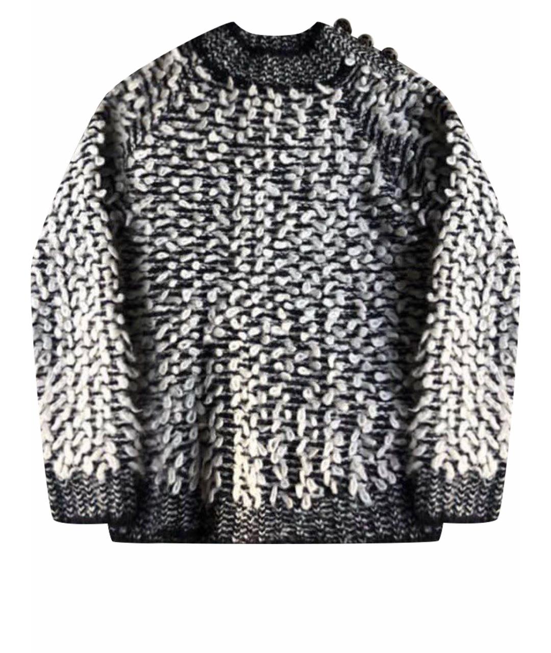 BALMAIN Черный шерстяной джемпер / свитер, фото 1