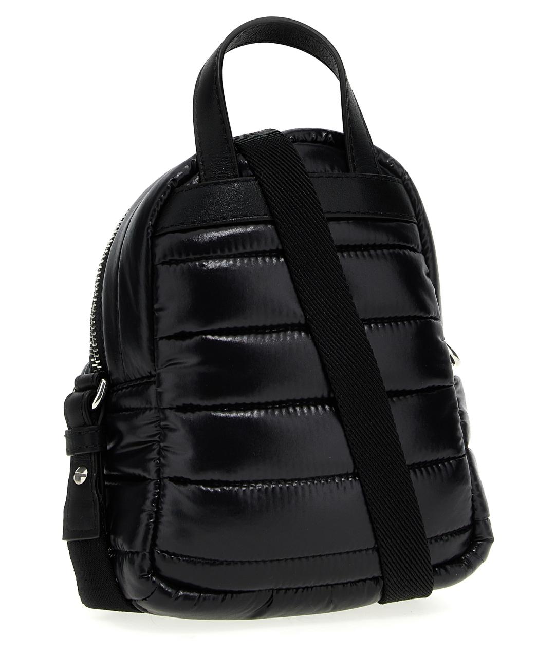 MONCLER Черный синтетический рюкзак, фото 2