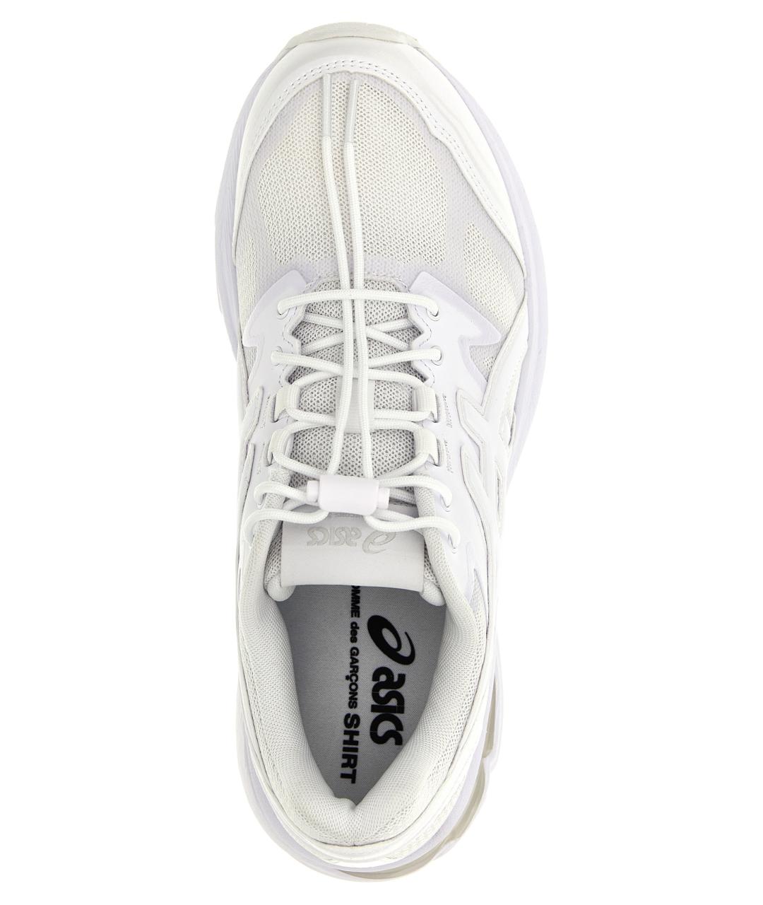 COMME DES GARÇONS SHIRT Белые кожаные низкие кроссовки / кеды, фото 4