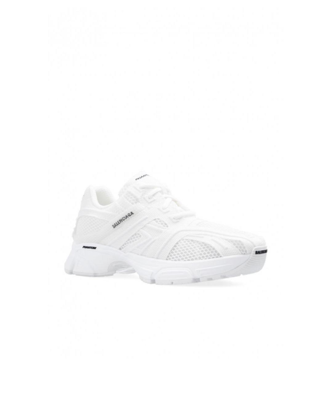 BALENCIAGA Белые низкие кроссовки / кеды, фото 2