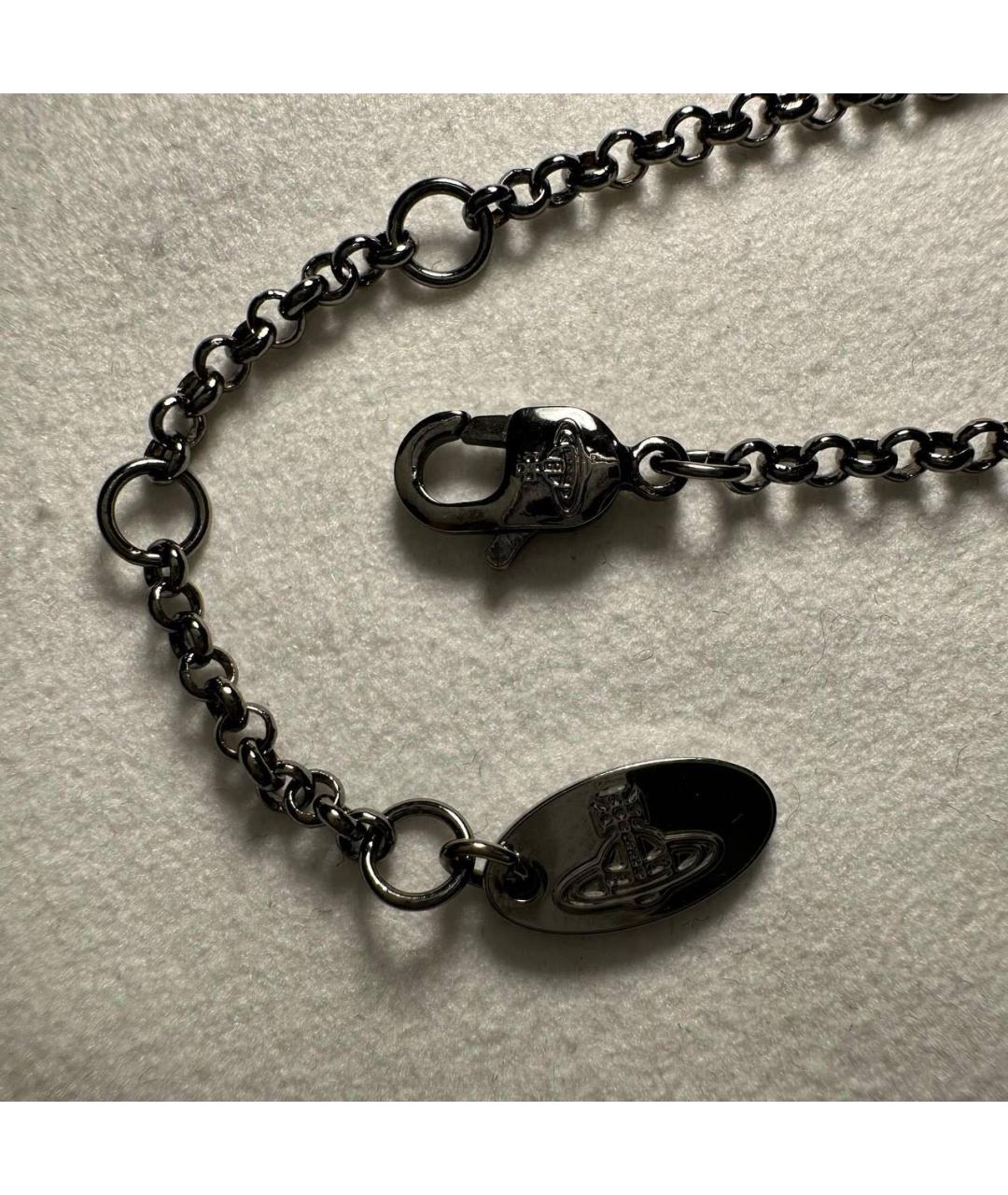 VIVIENNE WESTWOOD Серебряная латунная подвеска, фото 4