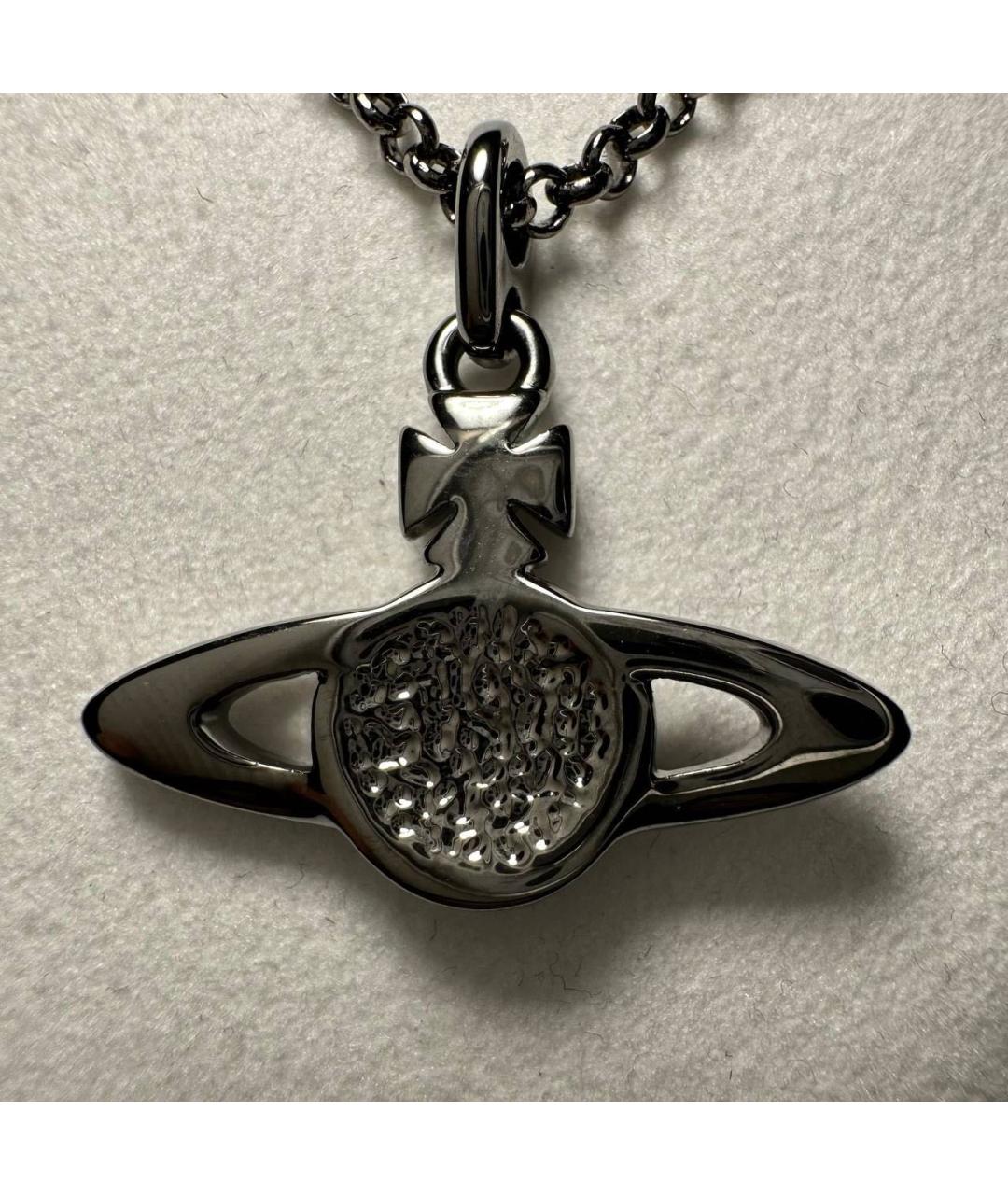 VIVIENNE WESTWOOD Серебряная латунная подвеска, фото 3