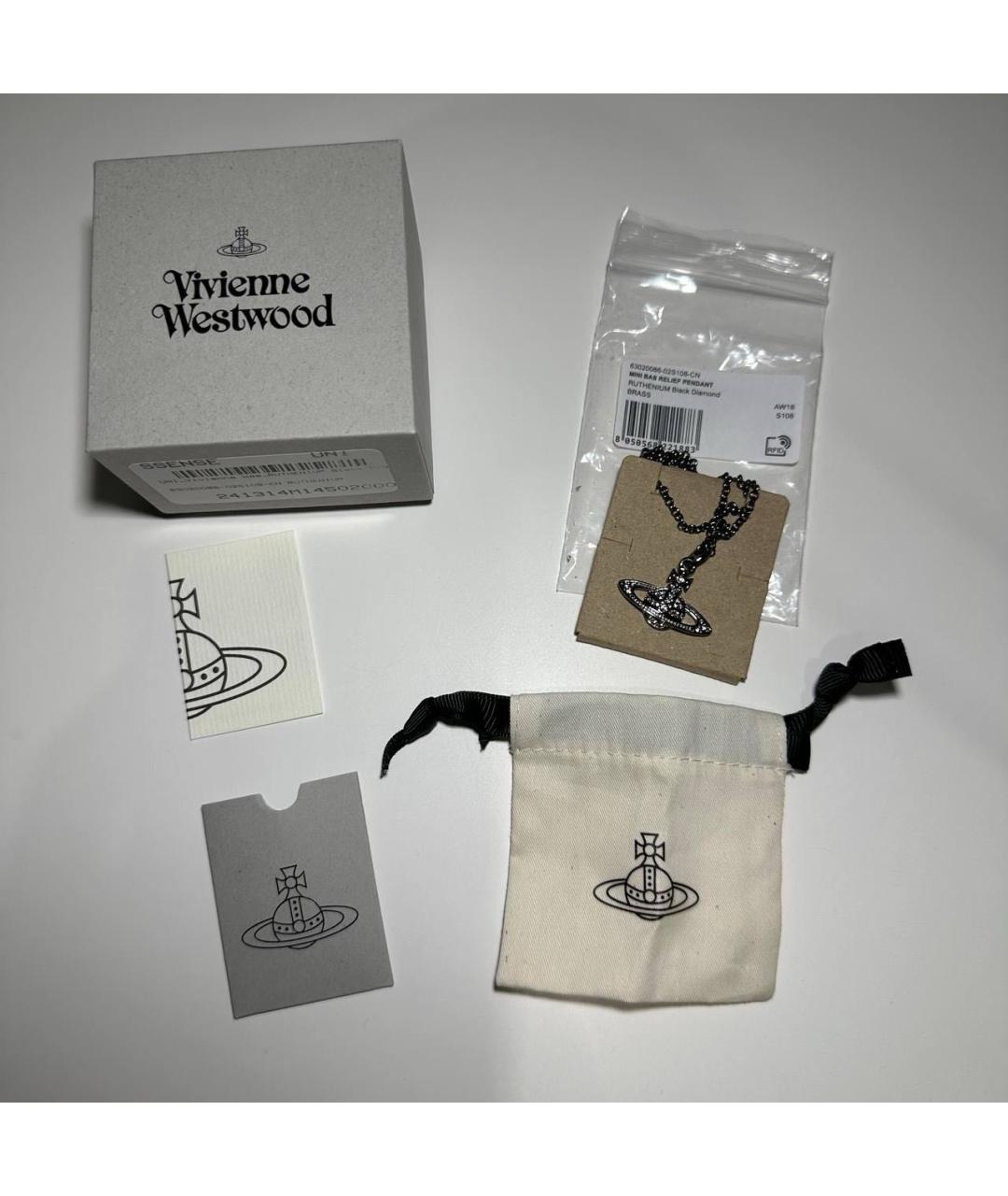 VIVIENNE WESTWOOD Серебряная латунная подвеска, фото 7