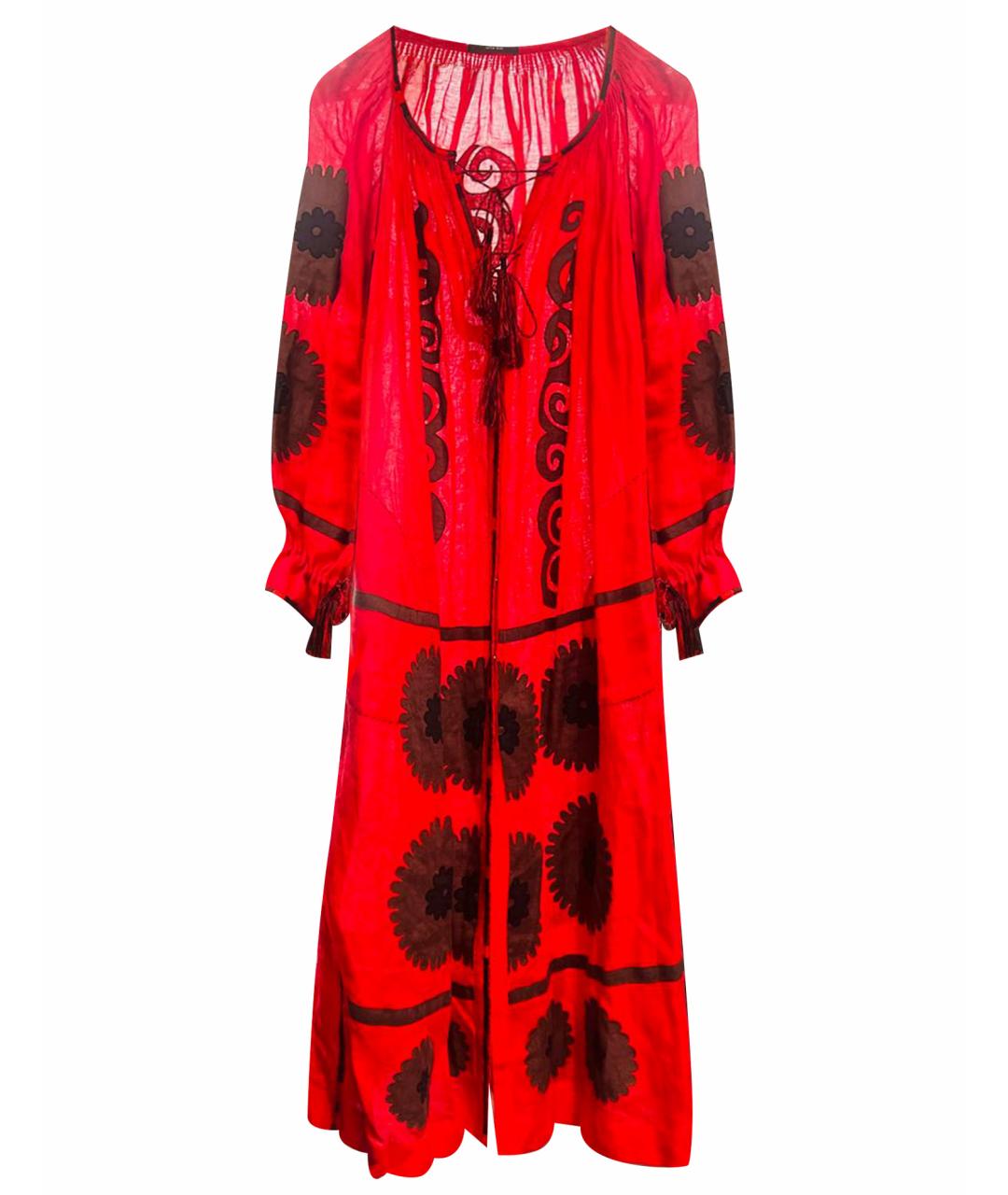 VITA KIN Красное льняное платье, фото 1