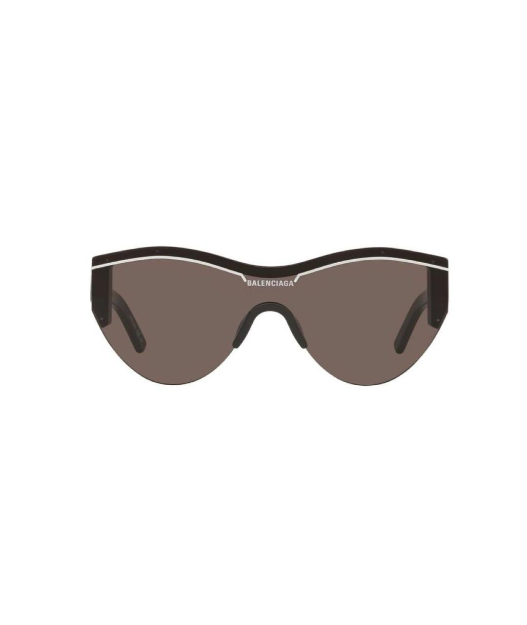 BALENCIAGA Черные пластиковые солнцезащитные очки, фото 5