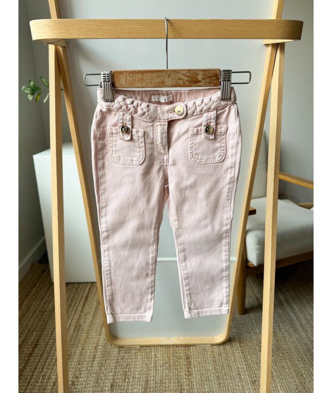 CHLOE Розовые деним джинсы, фото 5