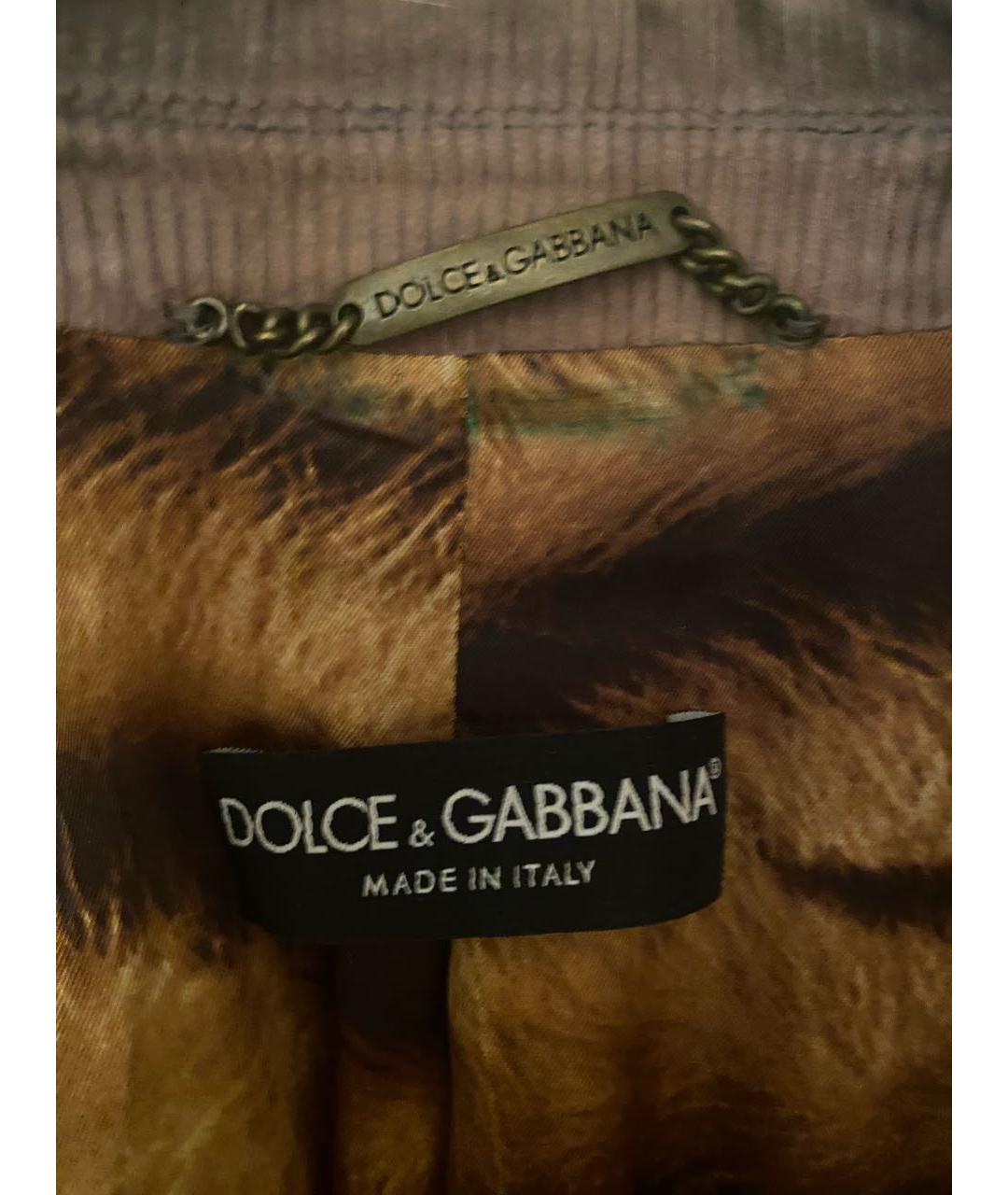 DOLCE&GABBANA Серый вискозный костюм с юбками, фото 3