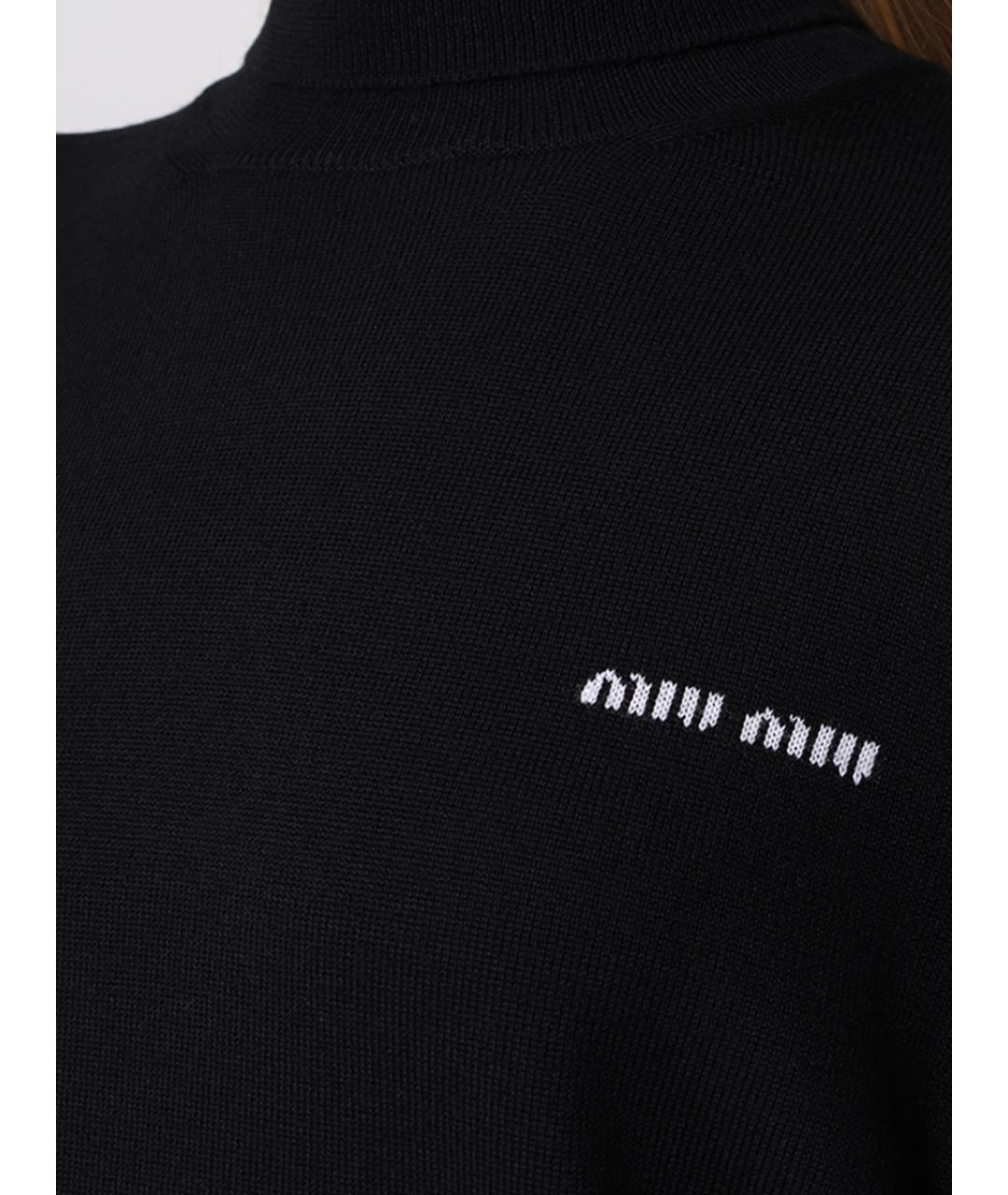 MIU MIU Черный джемпер / свитер, фото 5
