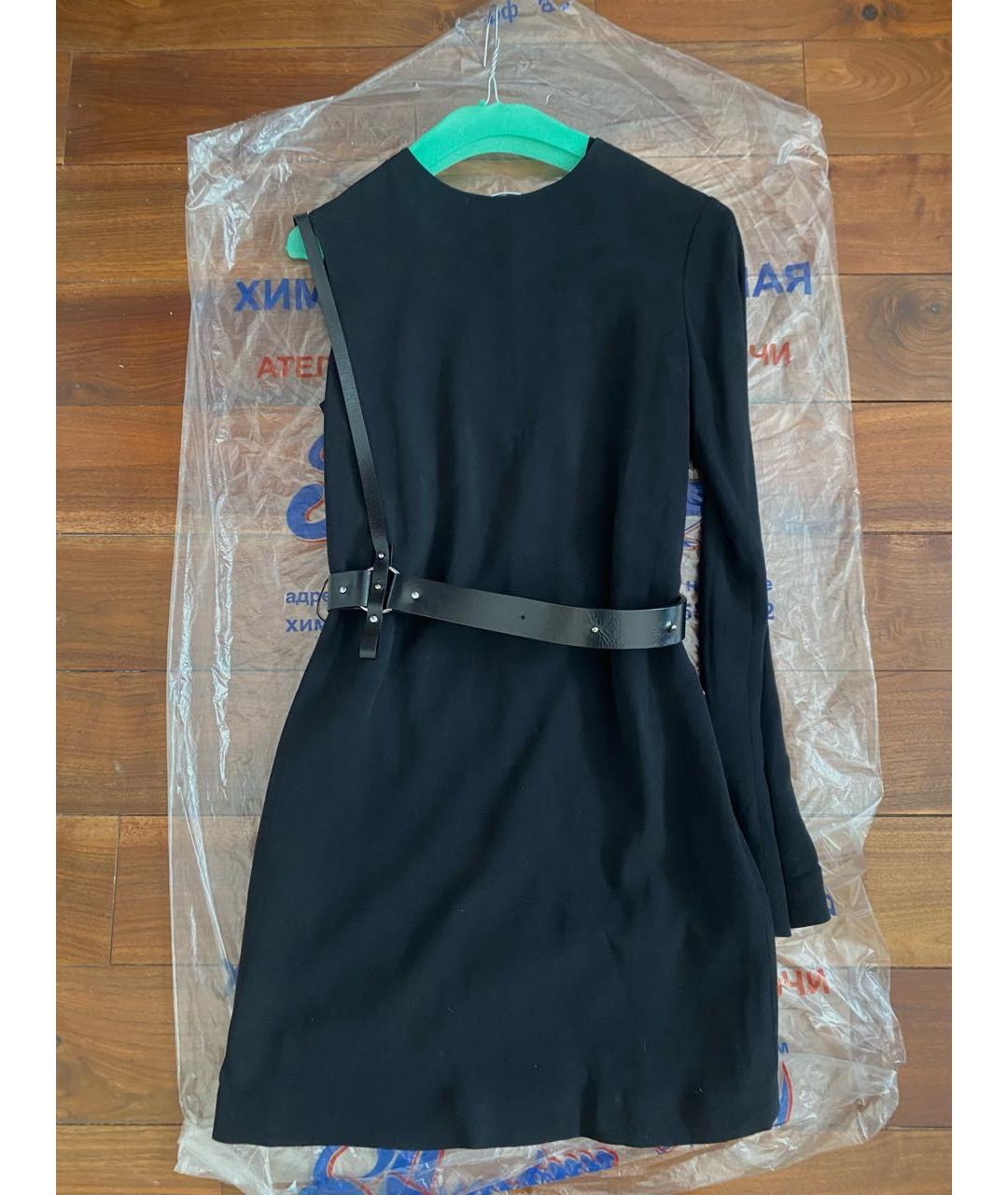 HELMUT LANG Черное вискозное вечернее платье, фото 2