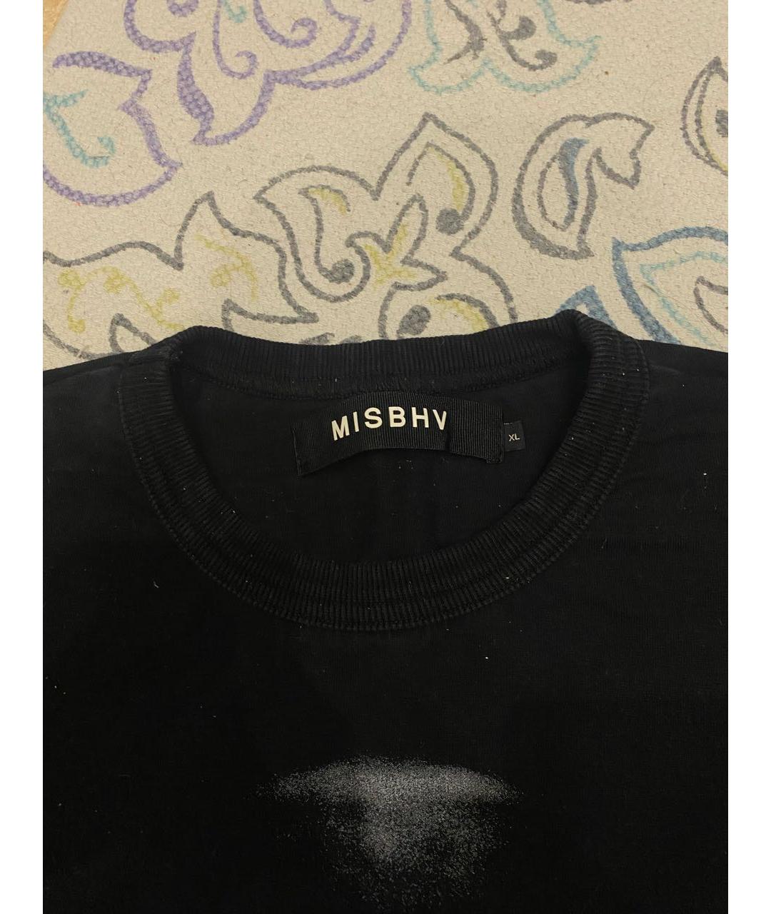 MISBHV Черная хлопковая футболка, фото 3