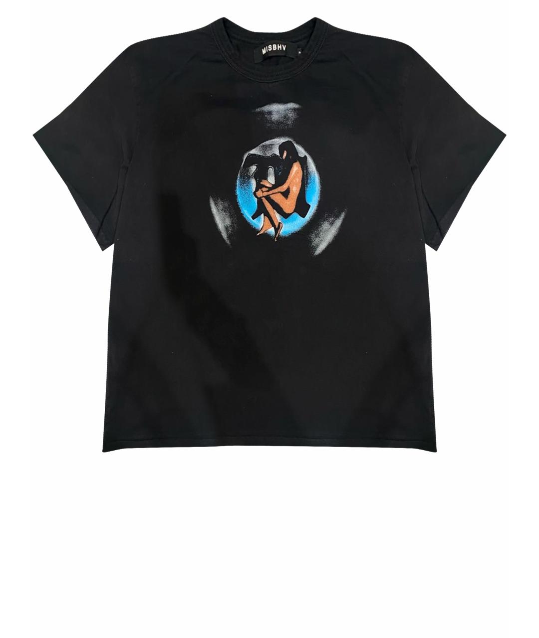 MISBHV Черная хлопковая футболка, фото 1