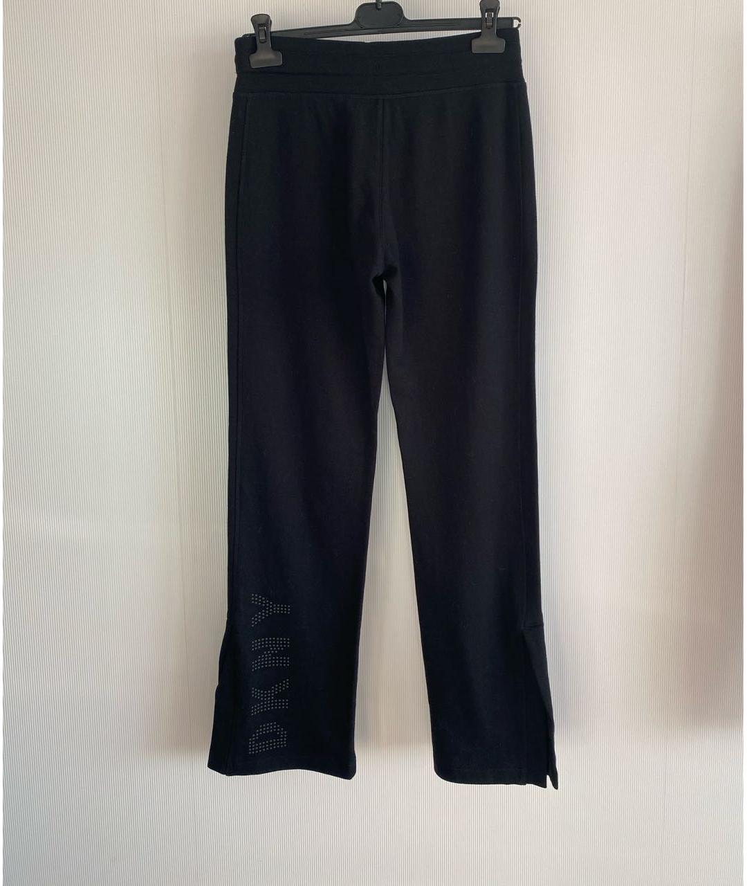 DKNY Черные хлопковые спортивные брюки и шорты, фото 4