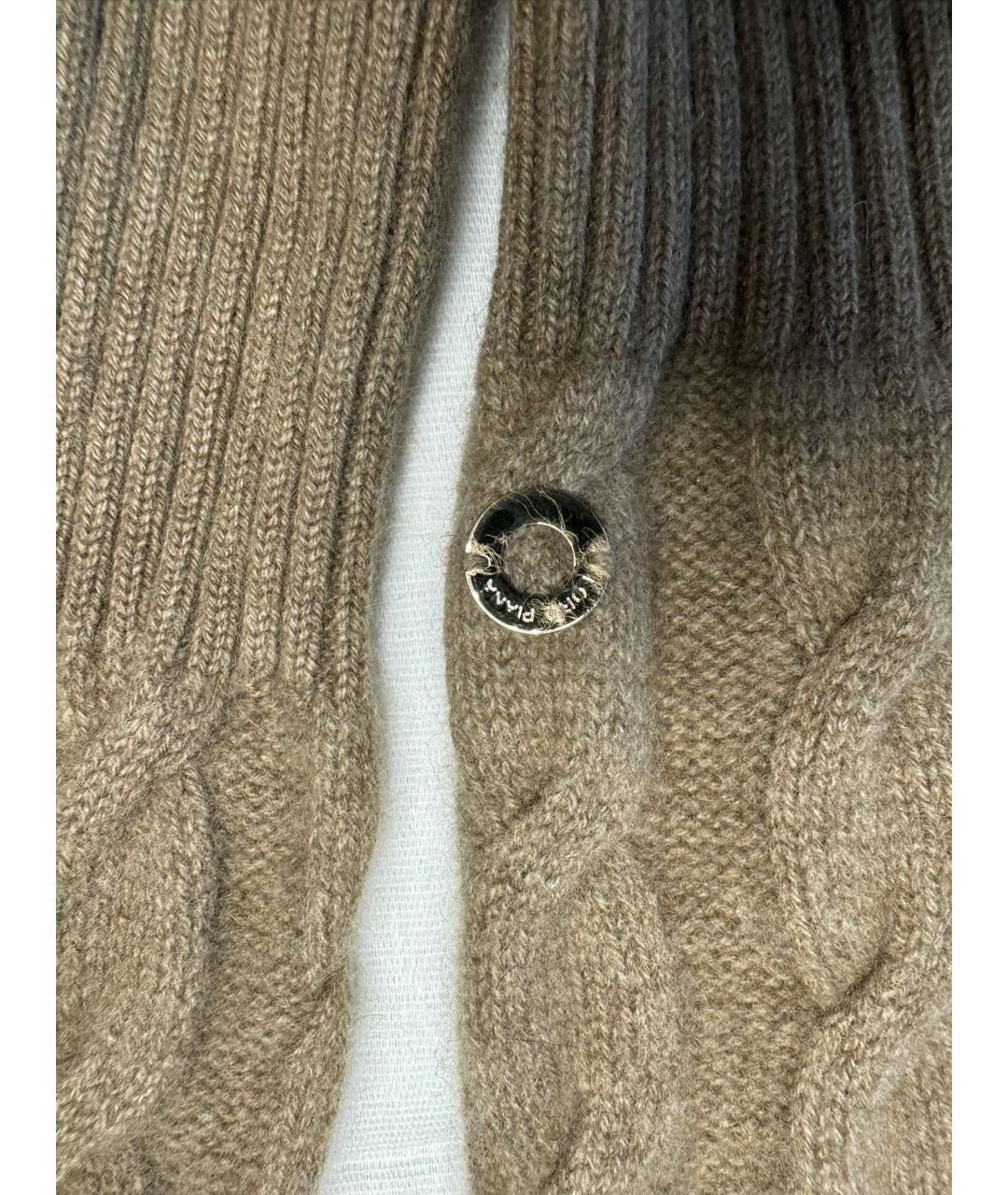 LORO PIANA Бежевый кашемировый джемпер / свитер, фото 5