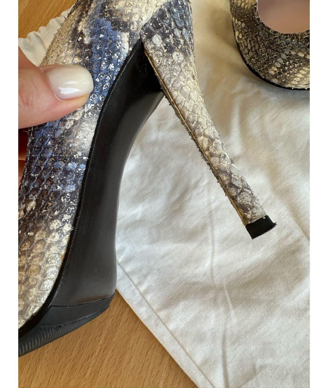 STUART WEITZMAN Мульти кожаные туфли, фото 3