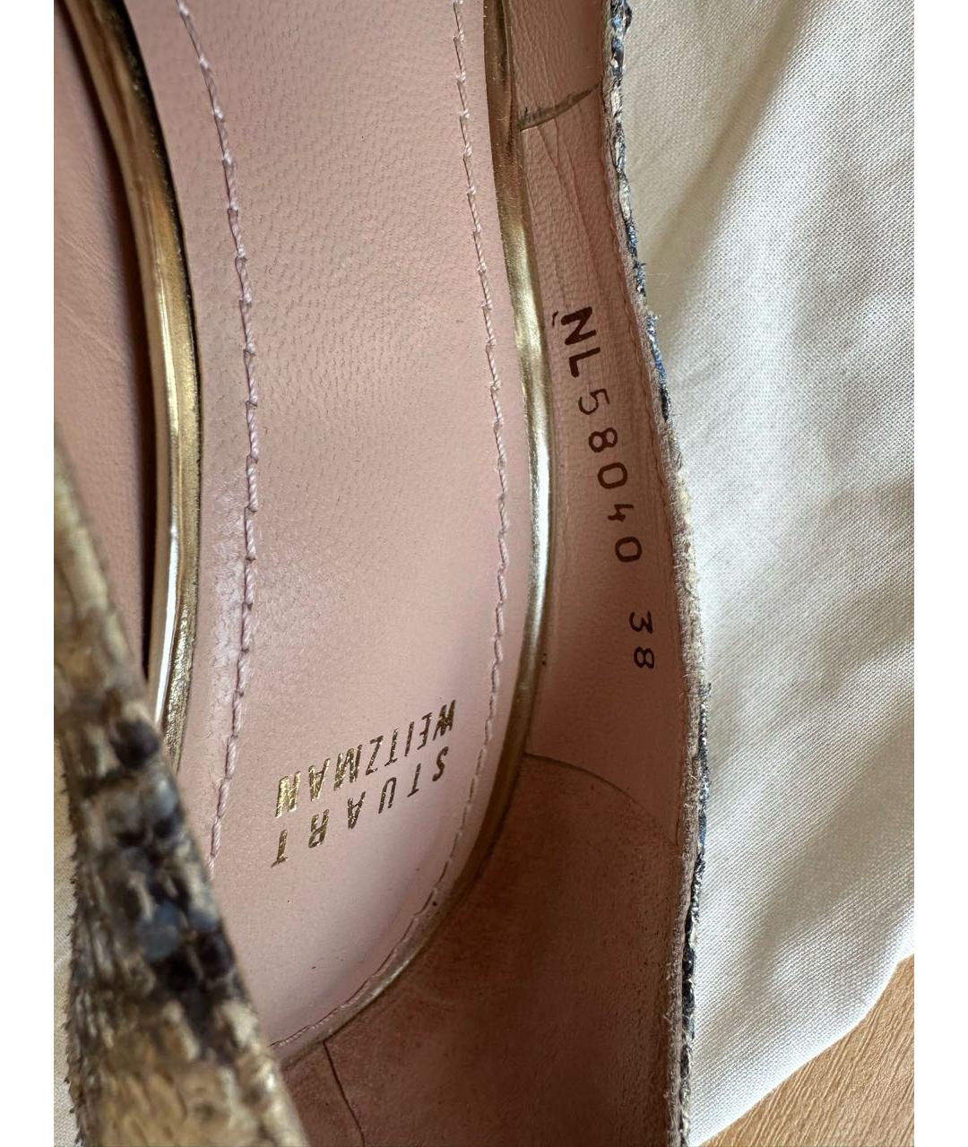 STUART WEITZMAN Мульти кожаные туфли, фото 5