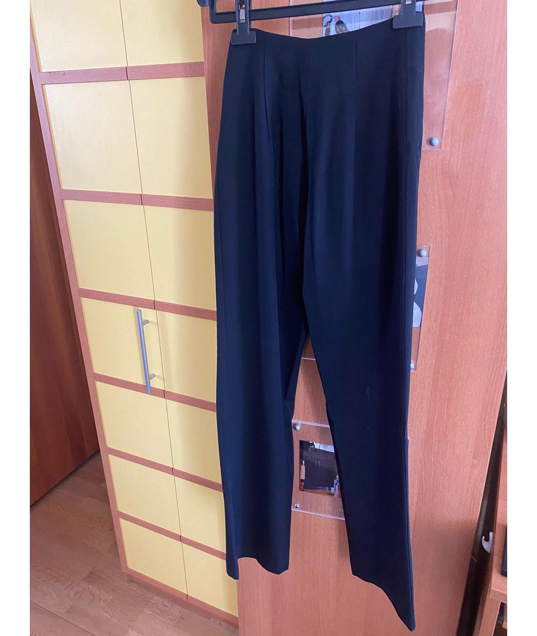 YOHJI YAMAMOTO Черные шерстяные брюки широкие, фото 2