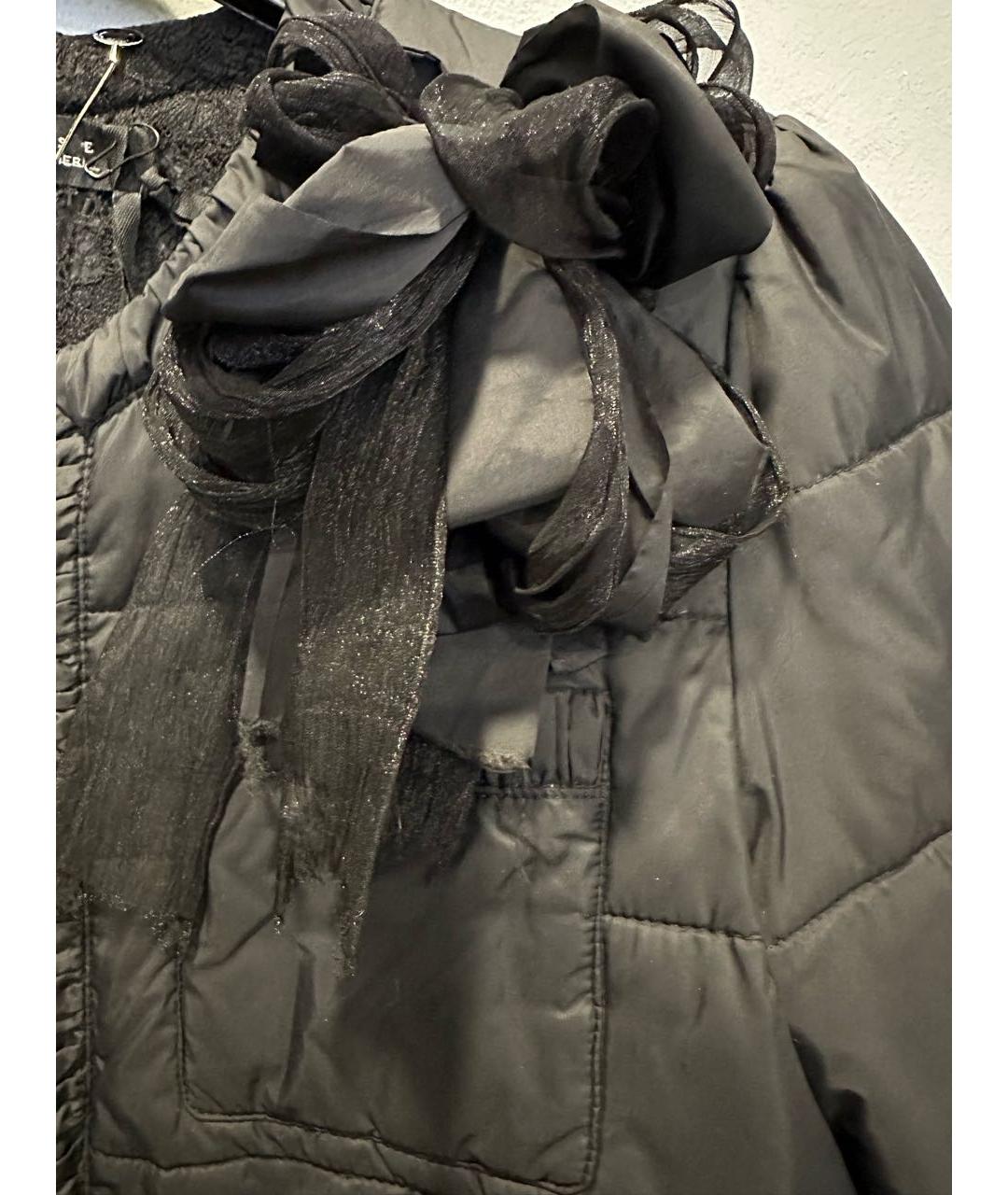 TWIN-SET Черная полиамидовая куртка, фото 4