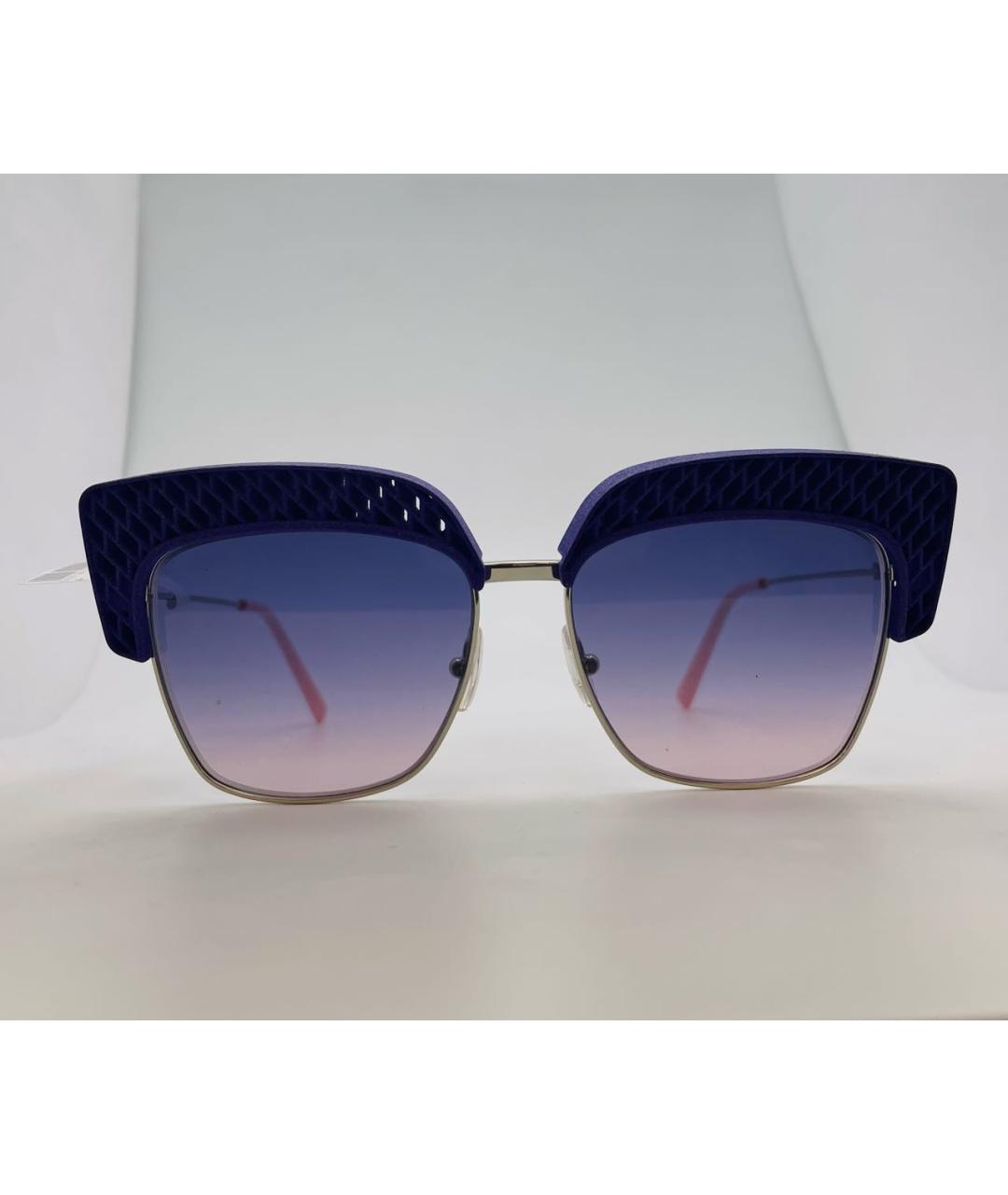 OXYDO Фиолетовые металлические солнцезащитные очки, фото 7