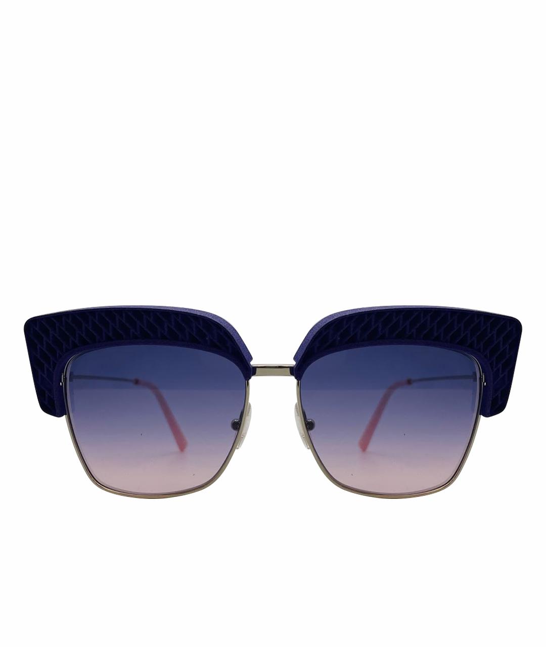OXYDO Фиолетовые металлические солнцезащитные очки, фото 1