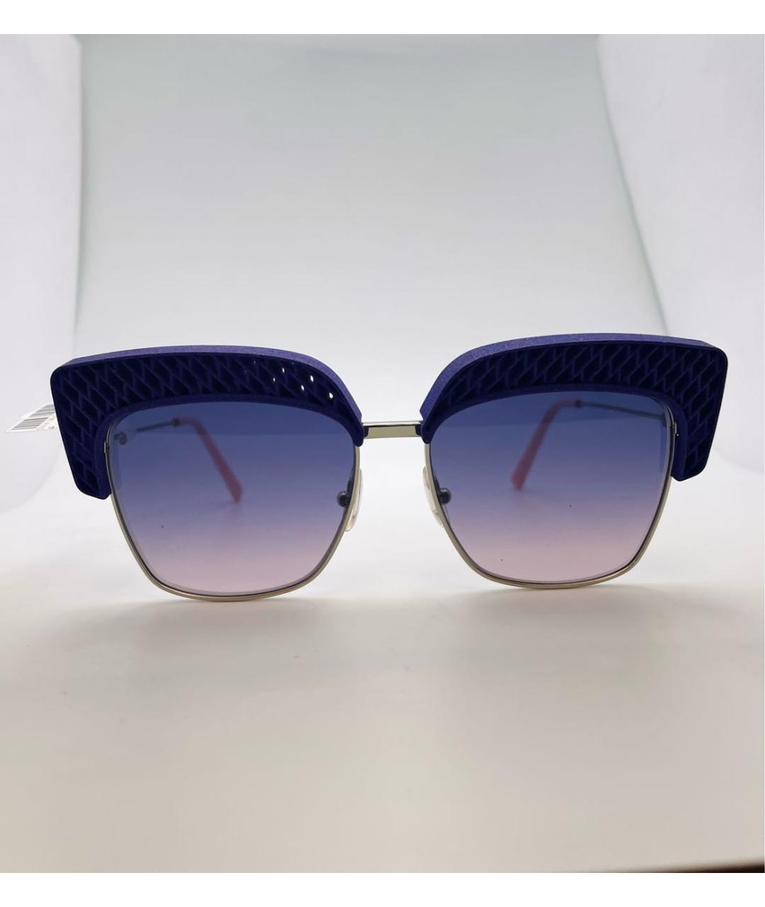 OXYDO Фиолетовые металлические солнцезащитные очки, фото 2