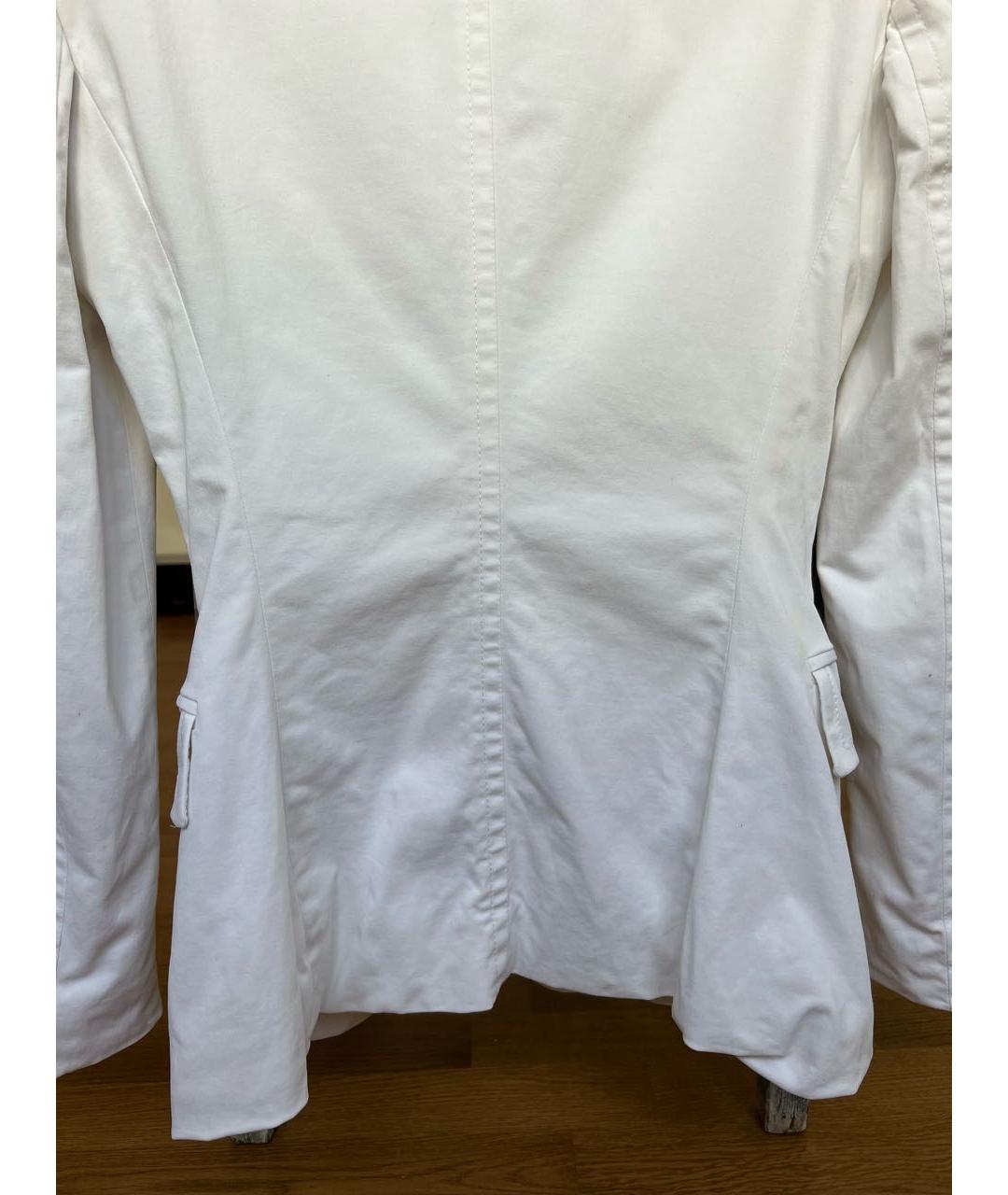 GUCCI Белый хлопковый жакет/пиджак, фото 4