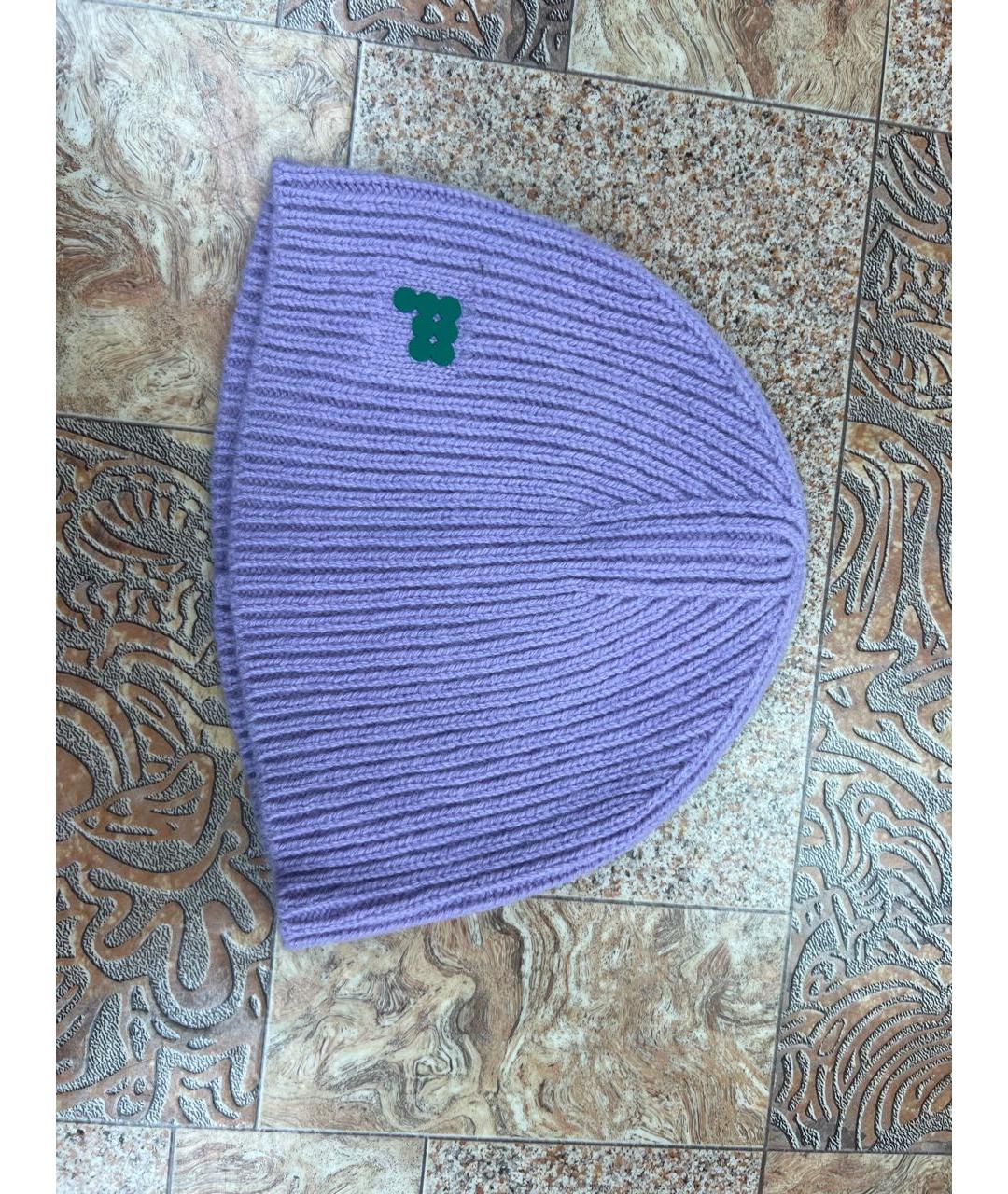 THE PANGAIA Фиолетовый кашемировый шарф, фото 4