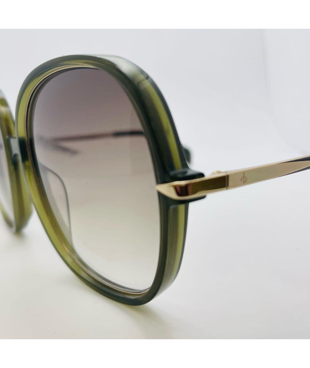 RAG&BONE Зеленые металлические солнцезащитные очки, фото 4