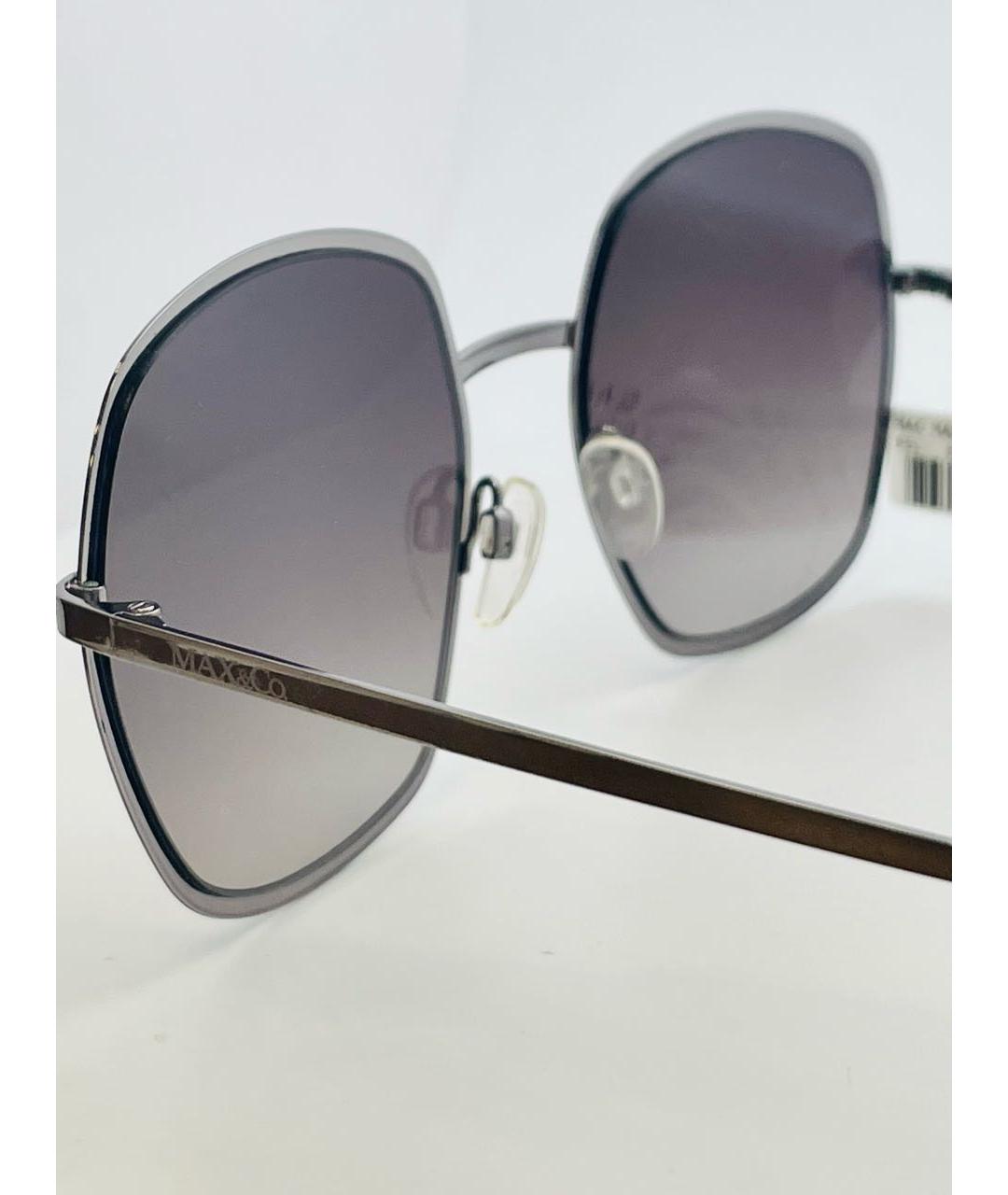 MAX&CO Черные металлические солнцезащитные очки, фото 6