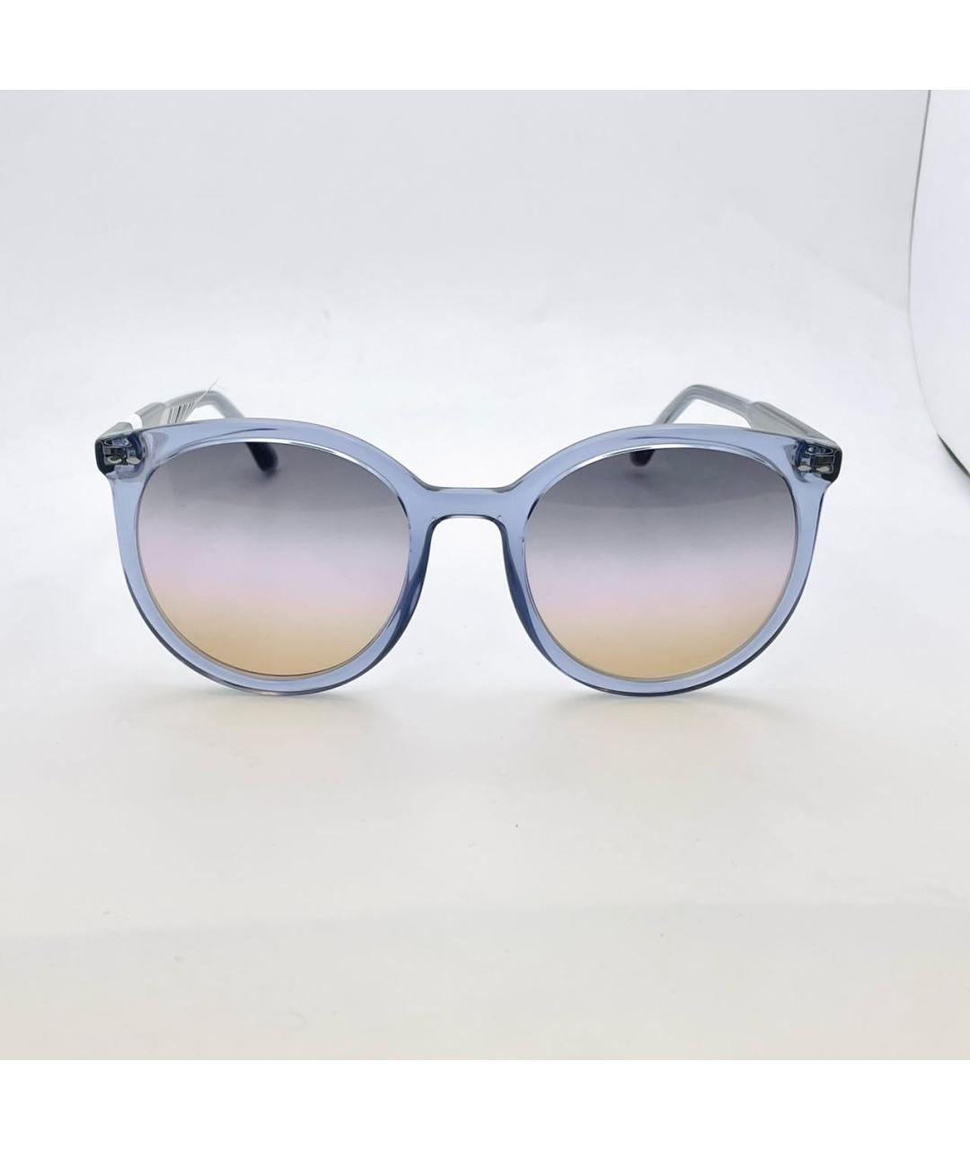 ISABEL MARANT Голубые пластиковые солнцезащитные очки, фото 7