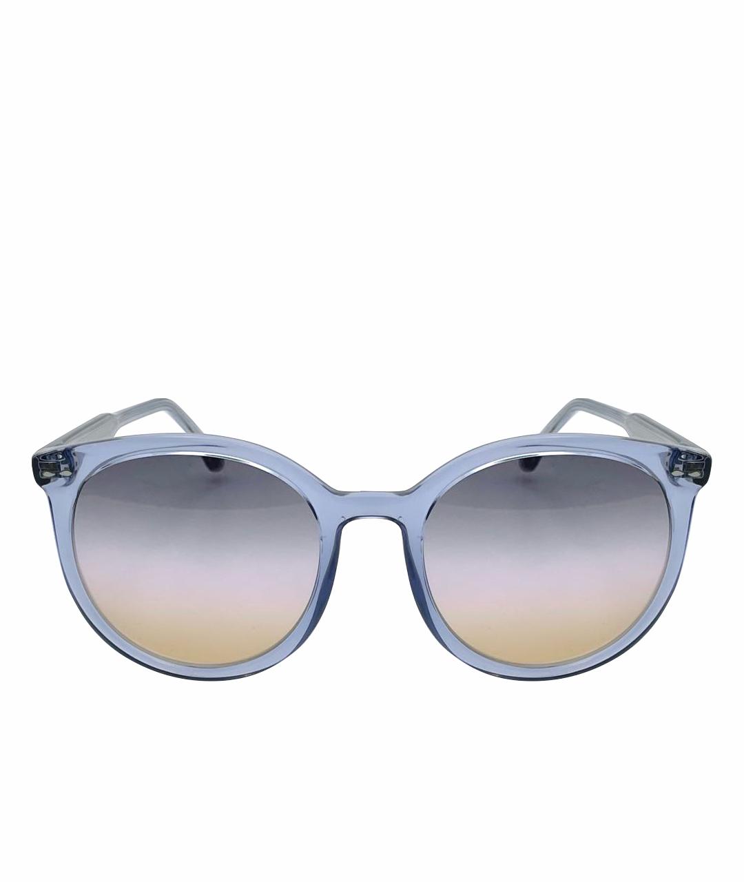 ISABEL MARANT Голубые пластиковые солнцезащитные очки, фото 1