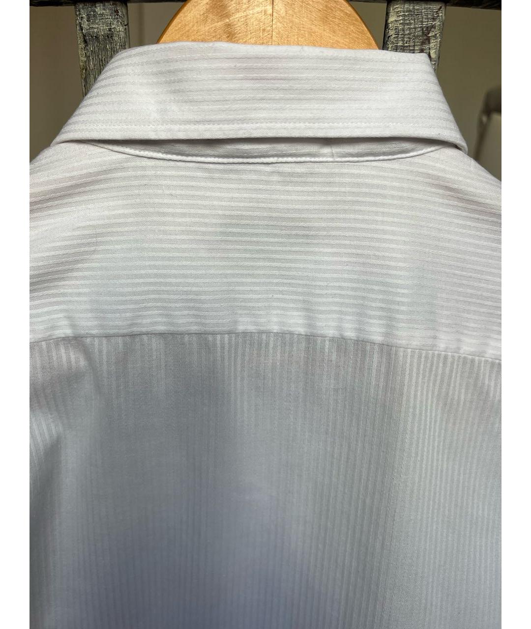 CHRISTIAN DIOR PRE-OWNED Белая хлопко-полиэстеровая классическая рубашка, фото 6