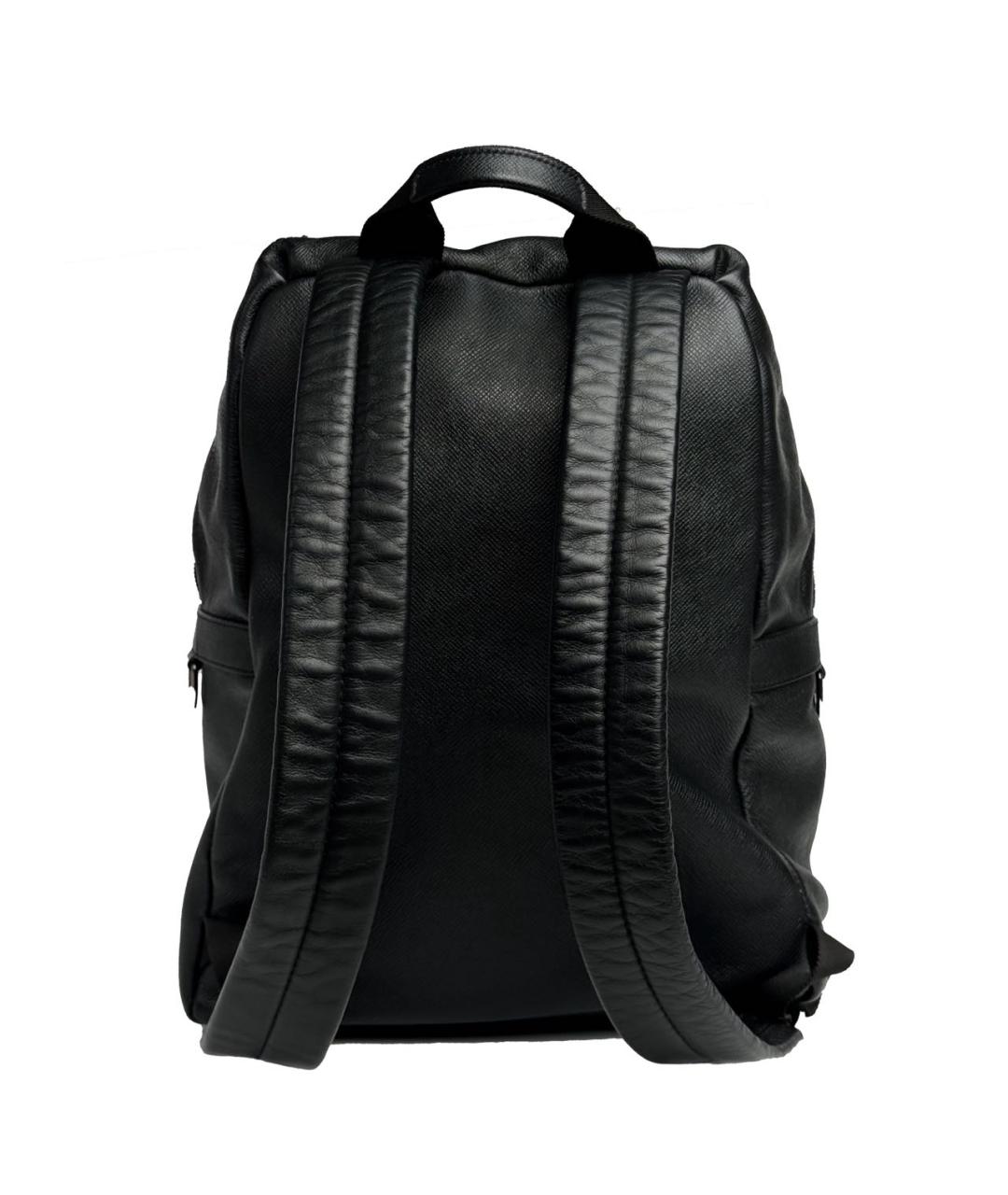 LOUIS VUITTON PRE-OWNED Черный кожаный рюкзак, фото 2