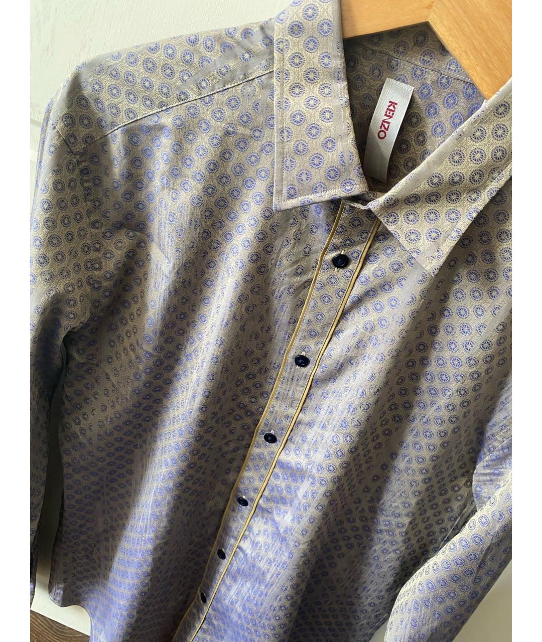 KENZO Мульти хлопковая кэжуал рубашка, фото 2