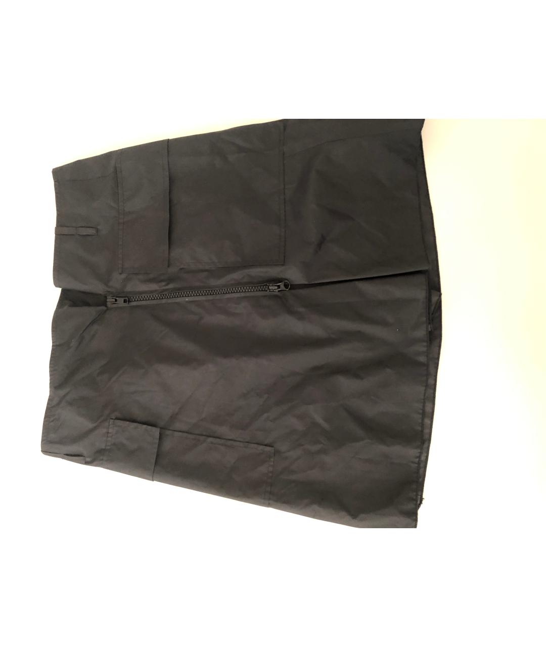 MAX&CO Черная полиэстеровая юбка мини, фото 6