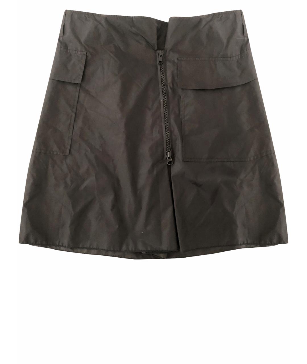 MAX&CO Черная полиэстеровая юбка мини, фото 1