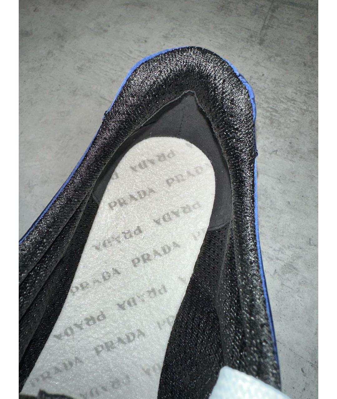 PRADA Темно-синие кроссовки, фото 4