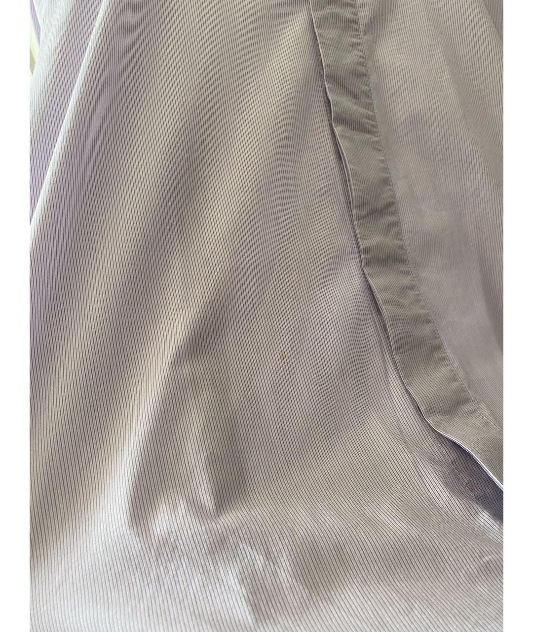 JUST CAVALLI Фиолетовая хлопковая классическая рубашка, фото 6