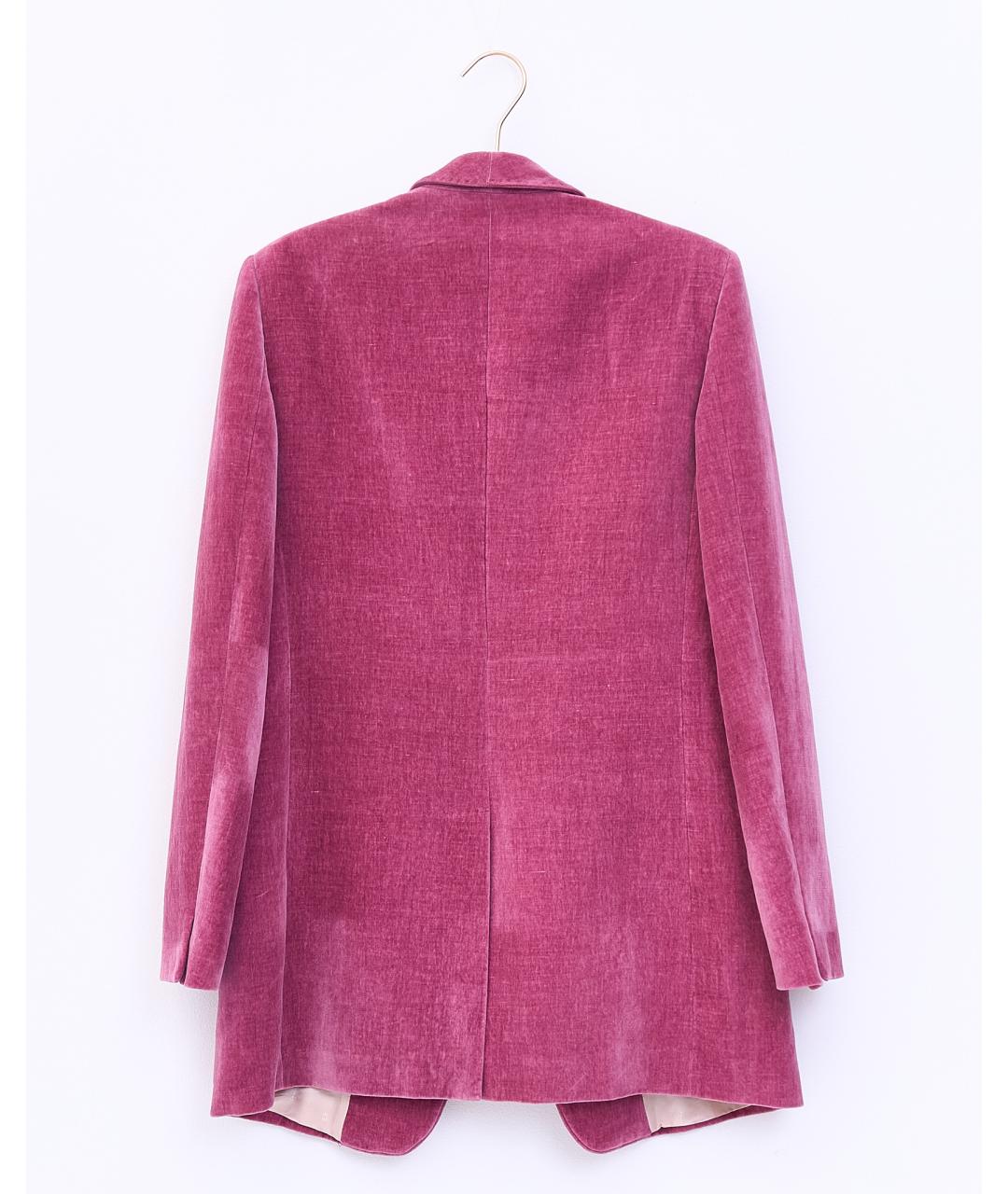 PHILOSOPHY DI LORENZO SERAFINI Розовый хлопковый жакет/пиджак, фото 2